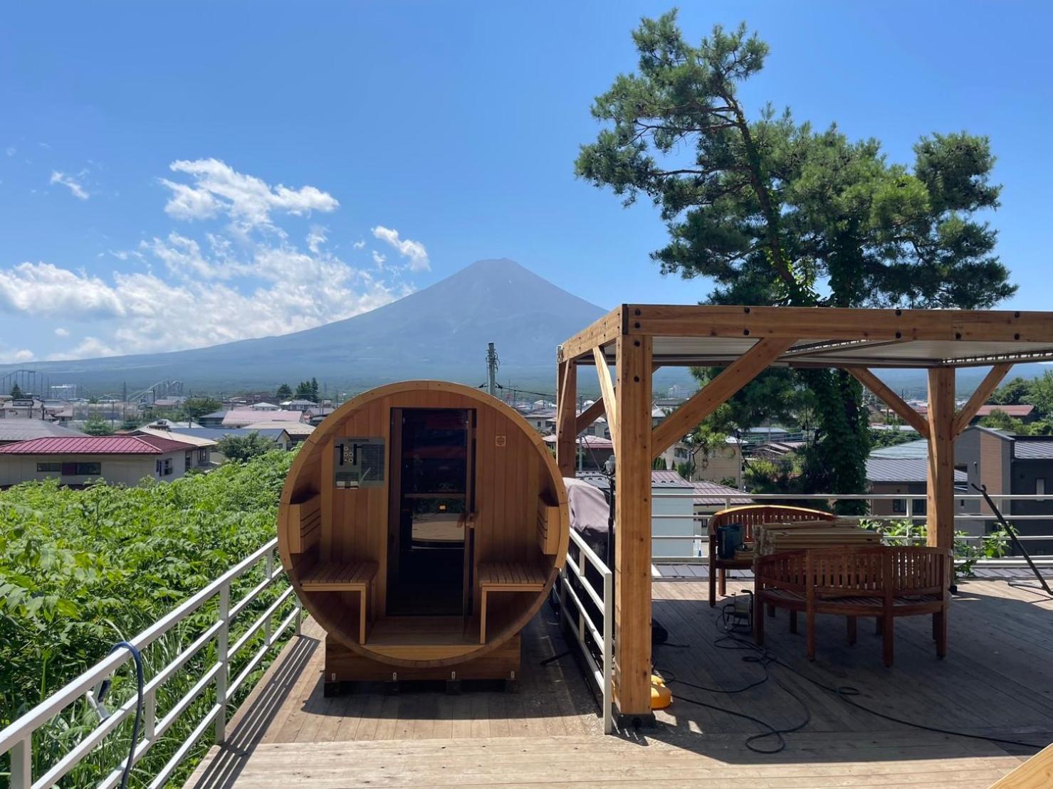 בית הארחה פוג'יקאוואגוצ'יקו 	Mount Fuji Panorama Glamping מראה חיצוני תמונה